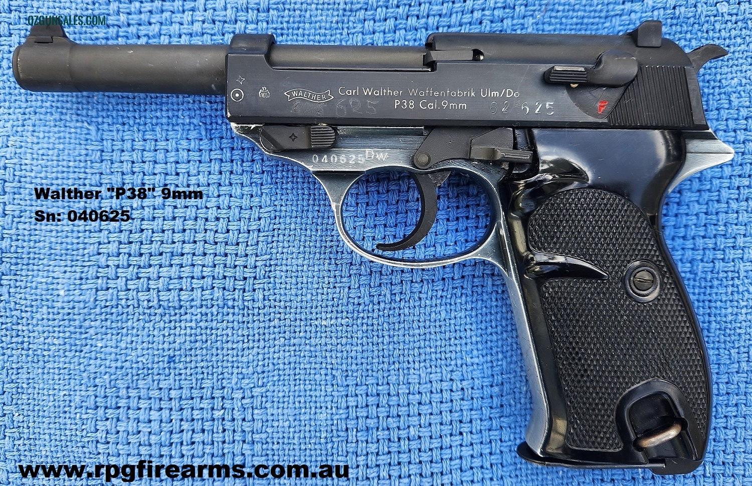 WALTHER P38 9mm