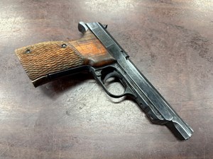NORINCO
TT OLYMPIA
22LR
10 SHOT
120MM BARREL
ORIGINAL CHECKERED TIMBER
GRIPS
#15115

VGC $220
