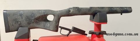 price includes postage excluding WA. This is a HS precision thumbhole stock for a rem700 SA and comes with the AI bottom metal. in very good condition with only