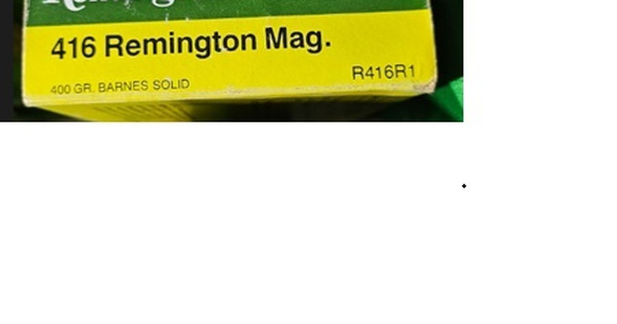 416 Remington Magnum ammo and cases