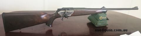 Beautiful rifle. It has a couple of small fixable dints in timber. Otherwise perfect condition. Used in field, fired less than 100 rounds.