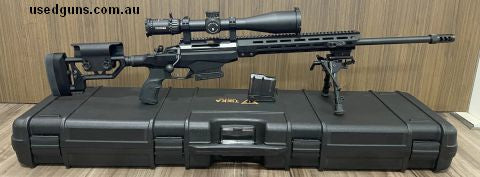 In fantastic condition. Steiner scope and rings. Sterk swept back bolt handle. Genuine Harris bipod with locking lever. Area 419 Hellfire muzzle brake