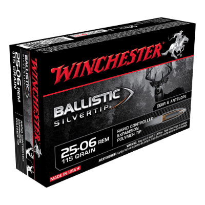 WINCHESTER SUPREME 25-06REM 115GR BST