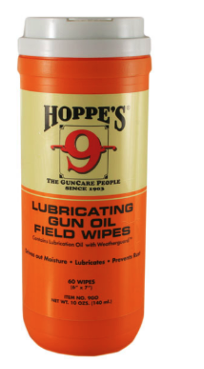 HOPPES NO 9 LUBRICATING GUN OIL WIPES LARGE