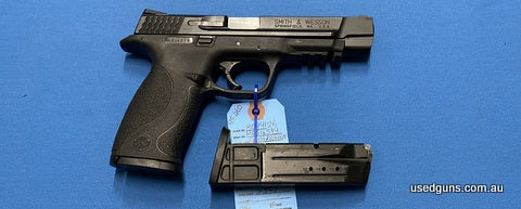 Safari Firearms Handgun Sale! Very good condition Smith & Wesson M&P 9L in 9mm. Comes with a spare magazine. Cycles well. Underbarrel rail for accessories. Grea