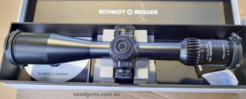 This is the new 6-36 from S&B...it is a superb optic. This is the top spec Muti turn with 39.5mils of elevation. It has the new P5FL reticule. Scope is in as ne