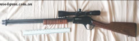 Less than 6 months old, gun in excellent condition, scope has some marks as it is used. Shoots great, still tight action as only fired under 100 rounds. Nice ti