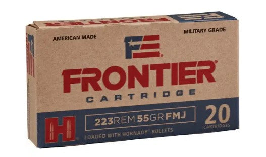 Hornady Frontier 223 Rem 55 grain HP Ammo 20pk - X10 PACK $215.00
