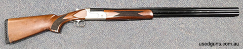 A ZAFER model 01612 12Ga under and over in good condition. This gun has 30" barrels and 3" chambers. The gun is in generally good condition with very few marks 