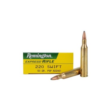 Remington 220 Swift 50gr Pointed Soft Point Pkt 20