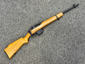 AIA
AUSTRALIAN INTERNATIONAL ARMS
M10-B1
308WIN
10 SHOT
DETACHABLE MAGAZINE
22 INCH BARREL 
BLUED FINISH
FACTORY PEEP SIGHTS
PIC RAIL 
LOVELY STOCK SET WITH CHEEK PIECE 
VERY RARE 
ONE ONLY
#M10B-0404312

NEW $1690