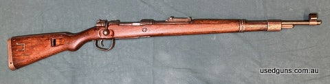 K98 8mm, appears to be an Israeli that was not converted to NATO (not common). Fair condition buyer to pay post
