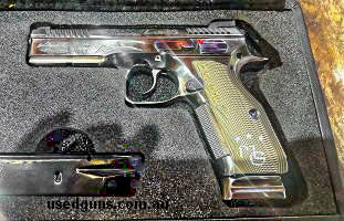 Beautiful handgun. Limited edition CZ. cased in premium case with 2 x original mags and 3 x after market mags. In new condition only fired a couple of times