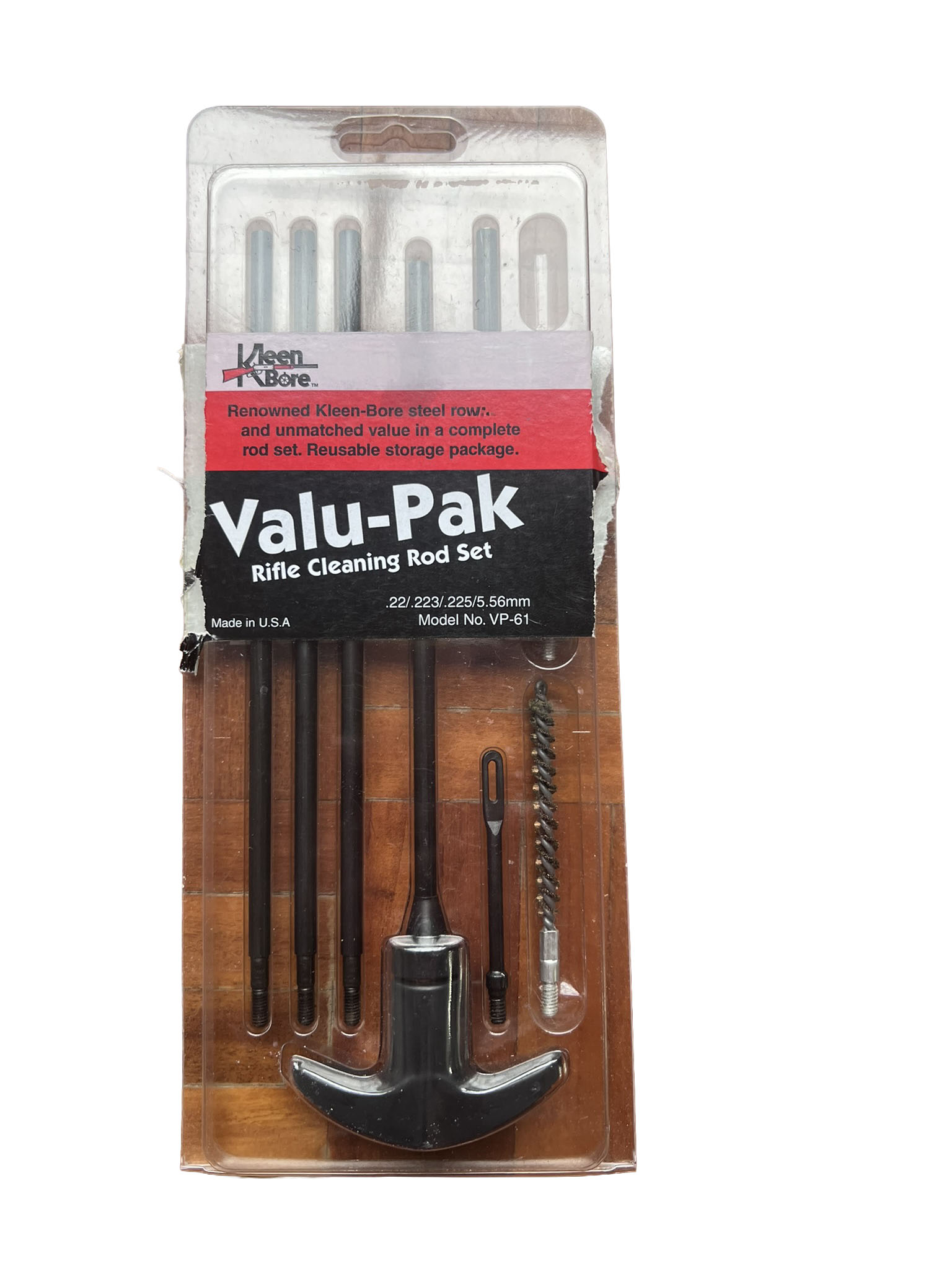KleenBore Valu-Pak Rifle Cleaning Rod Set .22/.223/5.56mm