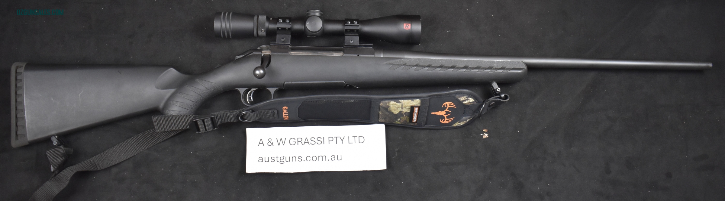 RUGER AMERICAN 30/06 + REDFIELD SCOPE..USED!!