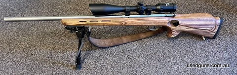 Very good quality Savage Mark II 22LR. Comes with Nikko-Stirling 4-16x44 Nighteater scope, Winchester sling and Harris SL bipod. grab yourself a bargain, as bip