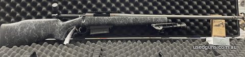 Remington 700 long range, detachable magazine, bipod, bell & Carlson stock, picatinny rail, in good condition.