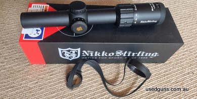 30mm tube Variable 1-6X power, illuminated dot reticle. New in box, never mounted.