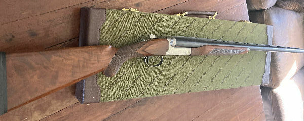 Winchester pigeon grade mod 23. Chokes full and mod 26‚Äù barrells a beautiful gun well balanced not a lot of use tang still sits to the right action firm to op