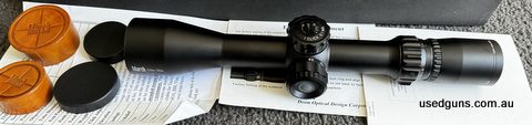 As new March 2.5-25x42 illuminated compact tactical scope. Model No D25V42TIML. New cost is $3900 so save a small fortune. 0.1MIL adjustments and MML illuminate
