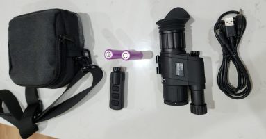 infiray version 2 MH25W thermal monocular, can be hand held or helmet mounted(can provide helmet mount for extra 100$), sparingly used, perfect condition, comes