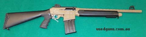 Gun comes with three 5 shot magazines.