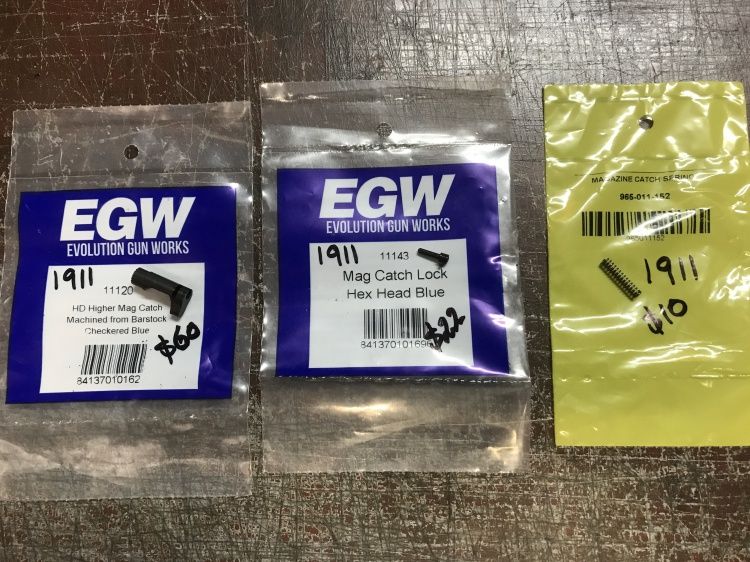 1911 mag release parts Kit