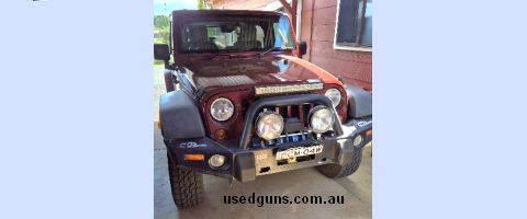 Nick Harvey's hunting Jeep 2007 yr .150,500 klm. Excellent condition diesel 3 lit motor. ARB sports bar with driving g lights and winch. Comes with new soft top