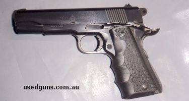 A very nice Norinco 1911 copy, comes in original case and 5 mags, price includes postage to your nominated dealer excluding WA