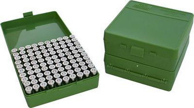 MTM - 100 RD HINGED TOP AMMO BOX 38- - SKU: P-100-3-10