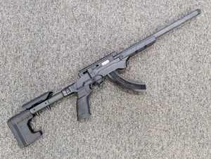VOLQUARTSEN
SUMMIT LSS GEN 3 EDITION
22LR,
25 SHOT
SUPER QUICK STRAIGHT PULL ACTION
CATEGORY A - QLD 
MATCH GRADE THREADED
16.5 INCH CARBON FIBER BARREL
MDT LSS GEN 3 WORKER CHASSIS SYSTEM
MDT STOCK WITH ADJUSTABLE CHEEK PIECE 
MDT PISTOL GRIP
VICTOR PRECISION 25 SHOT AUSTRALIAN
MADE MAG