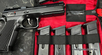 Shadow 2. Safe Queen. Haven't used for 2 years. Has all Eeman Tech internal spring upgrades. Comes with LokGrips and 6 CZ mags (used twice). Comes with factory 