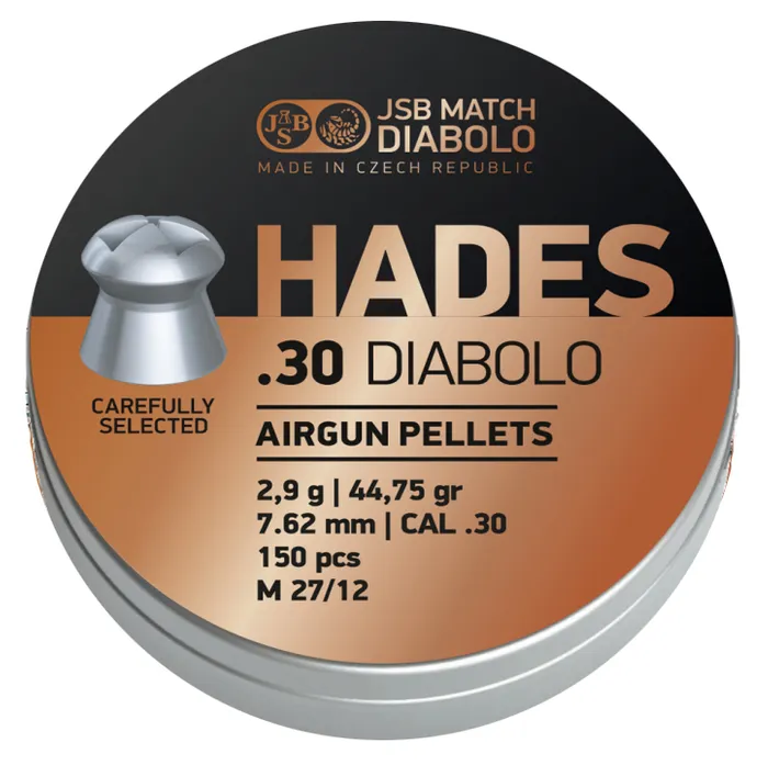 JSB HADES 30 PELLETS 44.75GR (150PK)