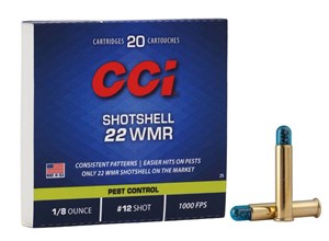 CCI 
C25
RIMFIRE SHOTSHELL
22 MAGNUM 
AMMUNITION

$27.90 /PER 20
$239 /PER 200