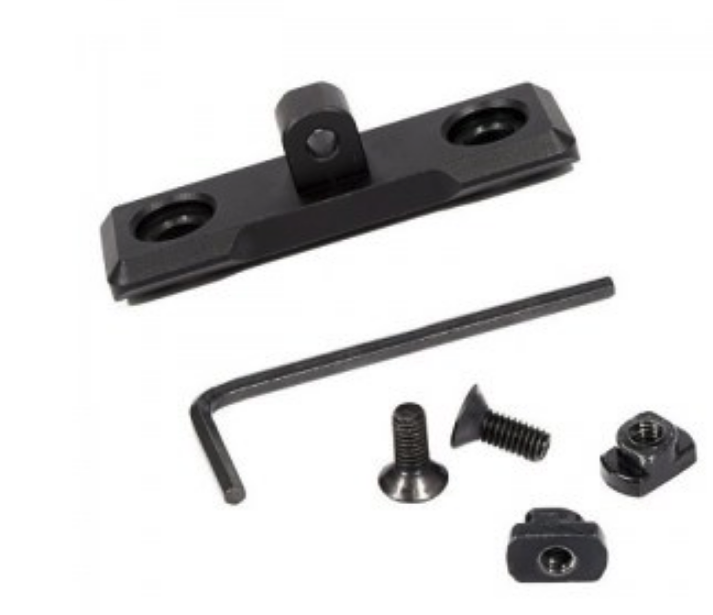 MLOK bracket 2.25″ with bipod swivel adaptor