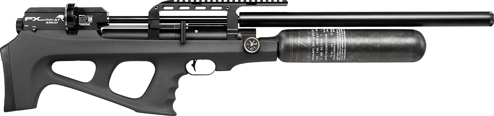FX WILDCAT MK3 BT SNIPER (CARBON FIBRE BOTTLE) PCP AIR RIFLE