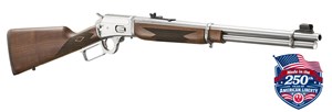 MARLIN
70482
CLASSIC SERIES MODEL 1894
AMERICAS 250TH ANNIVERSARY 
LIMITED EDITION
45 LONG COLT
10 SHOT
20.25 INCH BARREL
STAINLESS STEEL
CHECKERED WALNUT STOCK
AND FOREND
ENGRAVED ON ACTION
"MADE IN THE 250TH YEAR
OF AMERICAN LIBERTY"

NEW $2799
LIMITED NUMBERS - IN TRANSIT
TAKING 