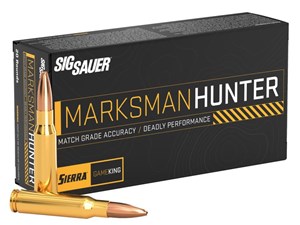 SIG SAUER
E308GK165-20
MARKSMAN HUNTER
308WIN, 165GR, HOLLOW POINT
AMMUNITION

$79.90 /PER 20
$359.55 /PER 100