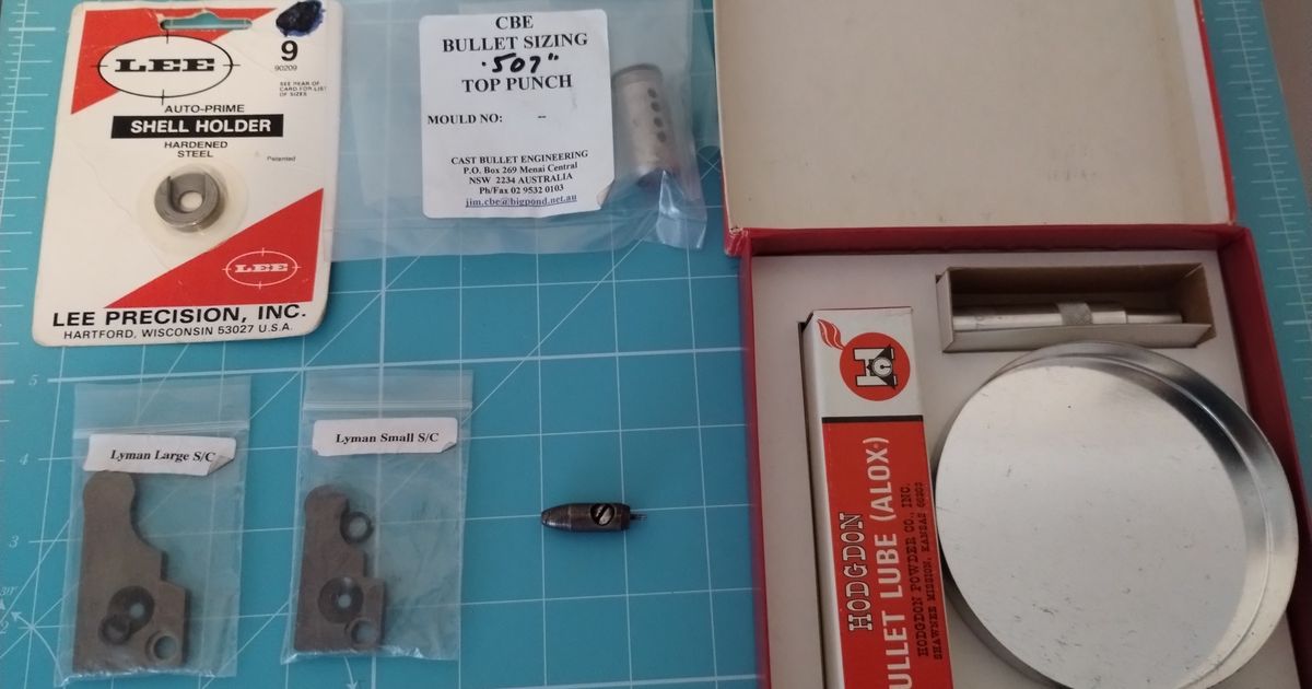 Sizing dies, Sprue plates and other odds.
