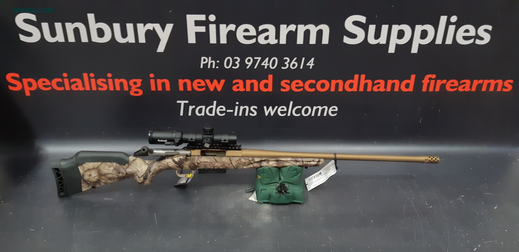 Ruger American Go Wild 450BUSHMASTER Package A-347