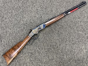 WINCHESTER
534202137
MODEL 1873 SHORT RIFLE CH
357 MAGNUM
10 SHOT
LEVER ACTION
20 INCH BARREL
DEEP GLOSS BLUED FINISH
COLOR CASE FINISH RECEIVER
WALNUT STOCK & FOREND
ONE ONLY
#20002YV73H

NEW $2749