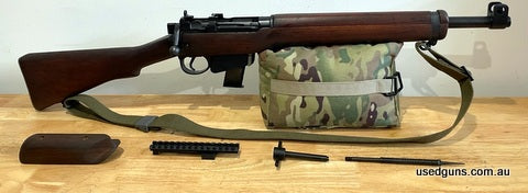 Excellent condition No 4 Mk I converted to 45 ACP by T-bone shipwrighting for Claremont firearms. Bought a year and a half ago and loved it. Very accurate and f