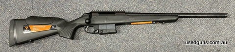 Tikka T3 CTR in 308W. Excellent condition. Never been fired. 20 inch threaded barrel. Picatinny rail. Enlarged bolt knob. Detachable magazine. Barrel has lots o