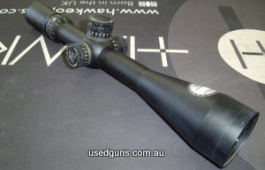 Nightforce NXS illuminated 5.5-22x56mm Japanese made scope 25MOA R126HV reticle.