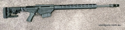 As new Ruger rifle with no visible marks factory muzzle brake. Only fired about 40 rounds clearing out the safe text me for details or photos 0428986286. Curren