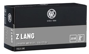 RWS
2132753
Z LONG
22LR, 29.3GR, LRN
AMMUNITION

$21.90 /PER 50
$197.10 /PER 500