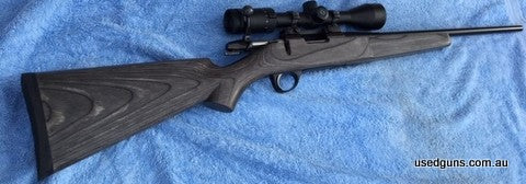 The cartridge is extremely efficient with its small powder charge. This translates to excellent barrel life. The cartridge has very low recoil and muzzle blast 