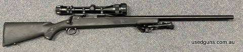 Very good condition Savage 12FV in 223. Has a 26 inch heavy barrel. Absolute tack driver of a small game calibre. Mounted is a Millet 4-12x40. Comes with the bi
