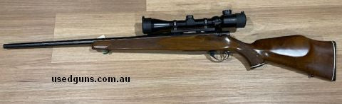 Made in Japan by Howa for the Australian market. Classic style hunting rifle in very good to excellent condition. Little use. Can send more pics to your email a