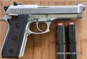 I bought this pistol new several years ago on a whim. As new and lucky to have had 50 target rounds through it. Comes with two magazines. This model has a 'drop